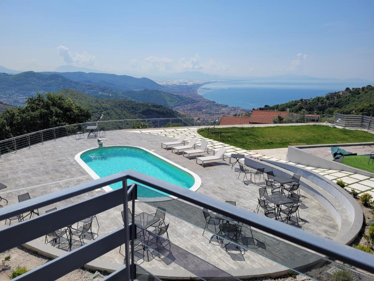 Tenuta Croce Appartamento Karol-Piscina-Vista Mare Salerno Exterior photo